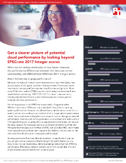 Looking Beyond SPECrate 2017 Integer Scores