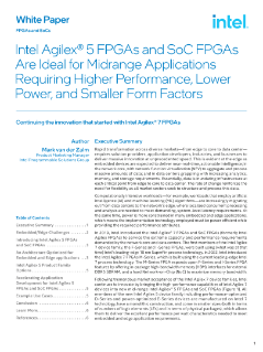 White Paper FPGA e FPGA SoC Intel® Agilex™ 5