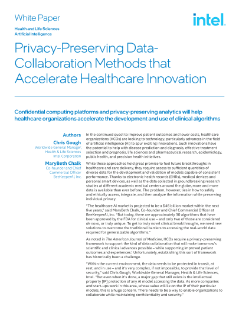 Privacy-Preserving Data-Collaboration Methods that Accelerate Healthcare Innovation