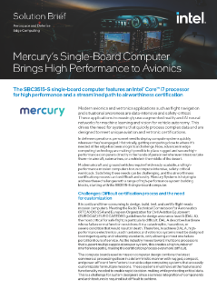 Mercury Brings High Performance to Avionics
