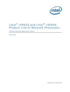 IXP45X/IXP46X Product Line Thermal Design Application Note