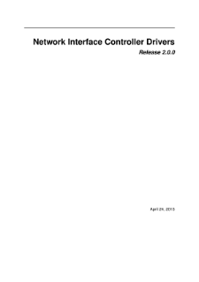 Data Plane Development Kit: Network Interface Controller Drivers Guide