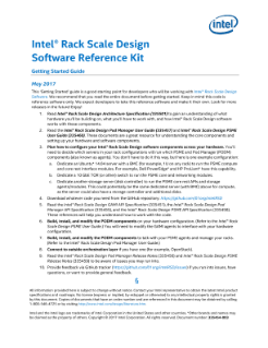 Software Getting Started Guide
