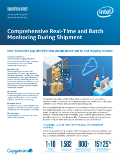 Comprehensive Real-Time and Batch Monitoring During Shipment
