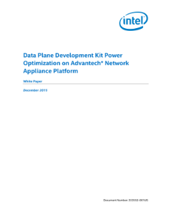 Kit di sviluppo per l'ottimizzazione della potenza dei data plane su piattaforma di rete Advantech *: white paper