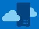 Icona di un server cloud